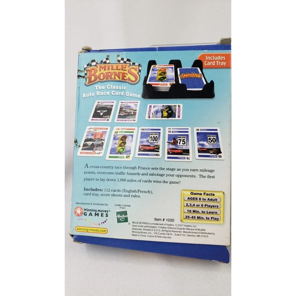 3 Fun Guy Table Card Games Blink Worlds Fastest Card Millie Bornes Auto Baseball